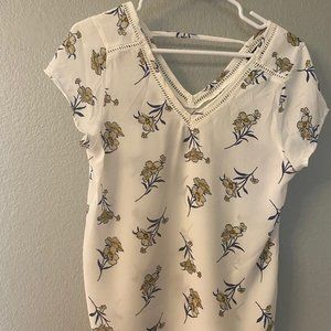 Stich fix woman's crochet detail blouse